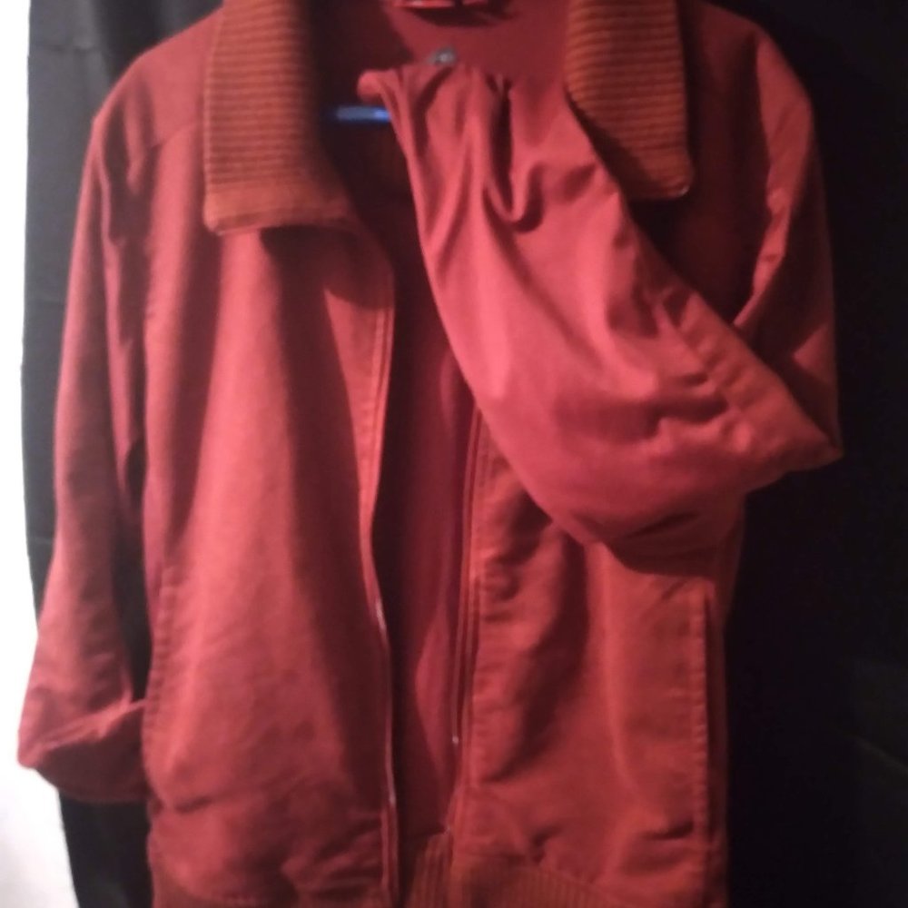 Men's Vintage Style Maroon Track Jacket